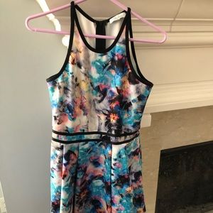 Neiman Marcus Parker Colorful Dress